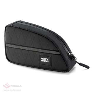 Torba trójkątna Rockbros na ramę rowerową 0,8l - czarna
