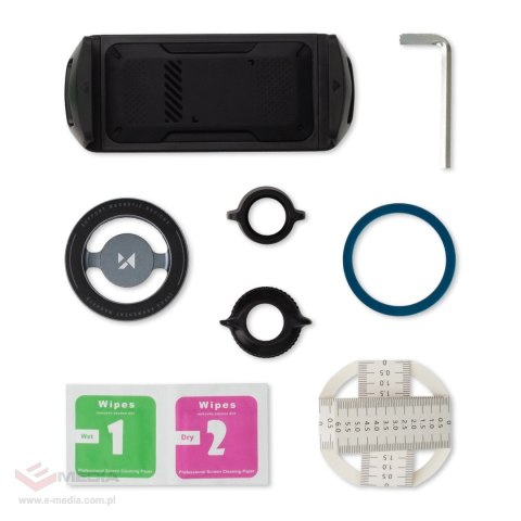 Uchwyt magnetyczny Wozinsky WTY0YS1 obrotowy 360° solidny na telefon tablet - szary