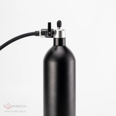 Zbiornik ciśnieniowy Rockbros do pompowania opon bezdętkowych tubeless 200 PSI 1.2l - czarny