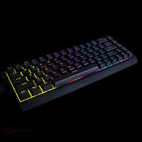 Klawiatura gamingowa Wozinsky WKGP-1165 mechaniczna podświetlana RGB - czarna