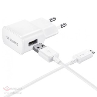 Ładowarka sieciowa Samsung EP-TA50EWE 8W USB-A z kablem microUSB ECB-DU4AWE (Bulk - opakowanie zastępcze) - biała