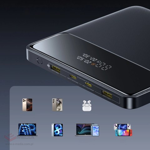 Powerbank Baseus Blade H1 20000mAh 100W z wyświetlaczem - czarny