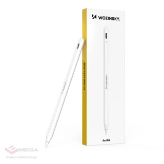 Rysik Wozinsky WRA-08 Stylus do iPad USB-C szybkie ładowanie Apple iPad 2018-2025 - biały