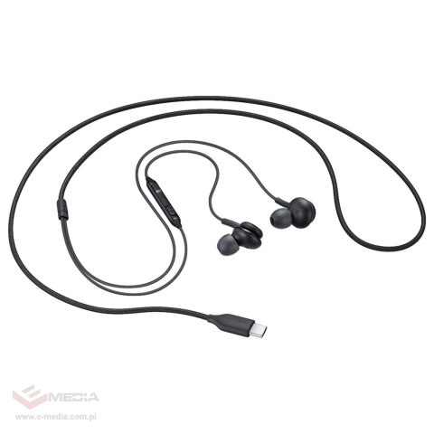 Słuchawki przewodowe Samsung EO-IC100BBE USB-C Stereo Hi-Fi (OOB Bulk - opakowanie zastępcze) - czarne