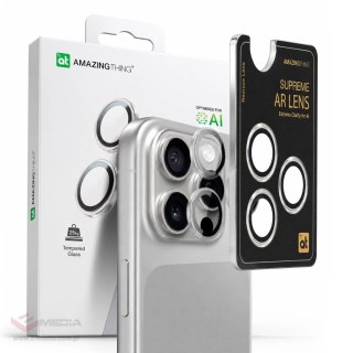 Szkło hartowane AMAZINGTHING AR 3 Lens Glass Full Clear do iPhone 16 Pro / 16 Pro Max - przezroczyste