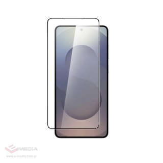 Szkło hartowane AMAZINGTHING Radix Full Glass z czarną ramką do Samsung S25 Edge