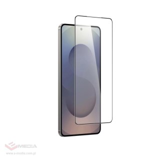 Szkło hartowane AMAZINGTHING Radix Full Glass z czarną ramką do Samsung S25 Edge