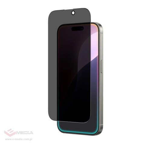 Szkło hartowane AMAZINGTHING Radix Privacy Glass prywatyzujące do iPhone 16 Pro