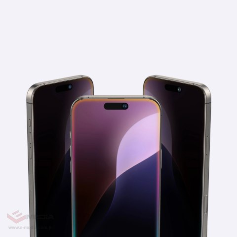 Szkło hartowane AMAZINGTHING Radix Privacy Glass prywatyzujące do iPhone 16 Pro