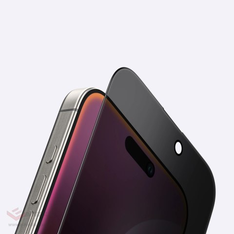 Szkło hartowane AMAZINGTHING Radix Privacy Glass prywatyzujące do iPhone 16 Pro