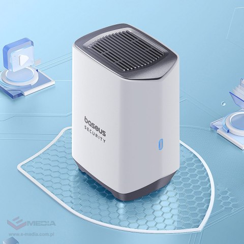 Zewnętrzny zestaw monitoringu Baseus Security N1 Plus Dual 2K (2 kamery) - biały