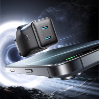 Ładowarka sieciowa Joyroom JR-TCG17 45W 2 x- USB-C (wtyczka UK) - czarna