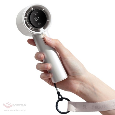 Mini dmuchawa Jisulife Handheld Fan Pro1 3600mAh FA53 (ABS) przenośny wiatraczek wentylator USB - biały