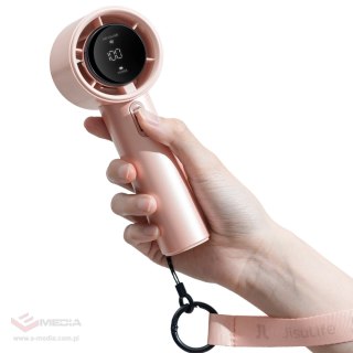Mini dmuchawa Jisulife Handheld Fan Pro1 3600mAh FA53 (ABS) przenośny wiatraczek wentylator USB - różowy