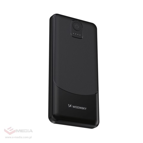 Powerbank Wozinsky Wpower WPBBK-2 10000 mAh 10 W 2x USB 2 A - czarny