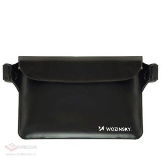 Saszetka Wozinsky WWS-01 wodoodporna nerka PVC - czarna