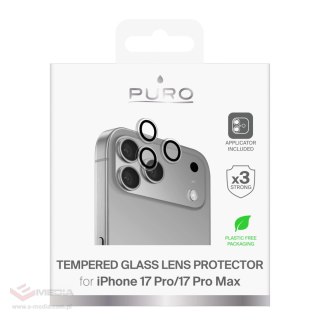 Szkła hartowane na obiektywy Puro Individual na iPhone 17 Pro / iPhone 17 Pro Max