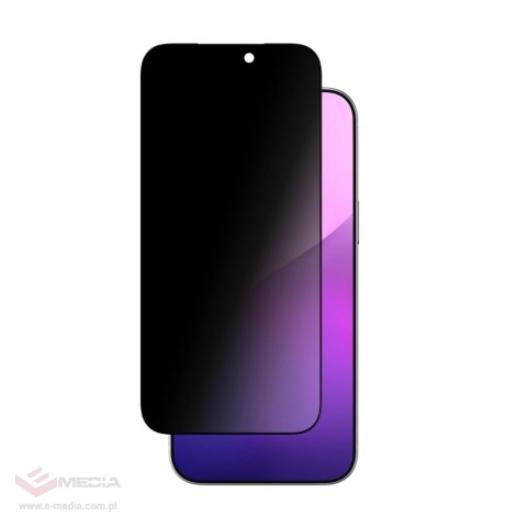 Szkło hartowane AMAZINGTHING Titan Privacy FusionFilter 7 prywatyzujące na iPhone 17 Pro Max