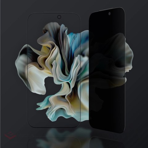 Szkło hartowane AMAZINGTHING Titan Privacy FusionFilter 7 prywatyzujące na iPhone 17 Pro Max
