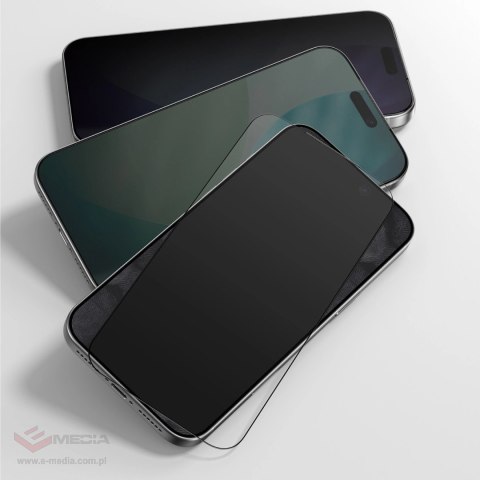 Szkło hartowane AMAZINGTHING Titan Privacy FusionFilter 7 prywatyzujące na iPhone 17 Pro Max