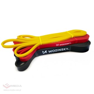 Gumy oporowe do ćwiczeń Wozinsky WGO-3 z lateksu - 3 szt.