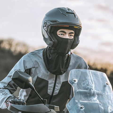 Kominiarka Wozinsky WKM-03B maska na twarz motocykl rower zimowa balaklava - czarna