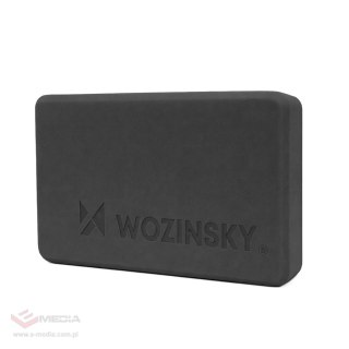 Kostka do jogi Wozinsky WKDJ-B do pilatesu i ćwiczeń rozciągających - czarna