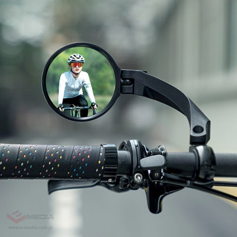 Lusterko rowerowe Wozinsky WLR-01I wsteczne lewe - czarne