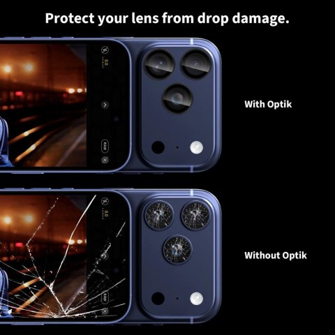 Osłona aparatu Tech-Protect Camring Fit+ na iPhone 14 Pro / Max / 15 Pro / Max / 16 Pro / Max / 17 Pro / Max - przezroczysta