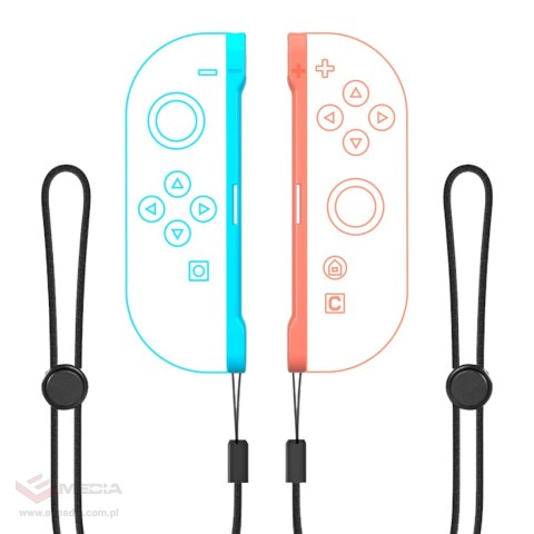 Pakiet akcesoriów rodzinnych 15 w 1 do konsoli Nintendo Switch 2 - zestaw pomarańczowy i niebieski