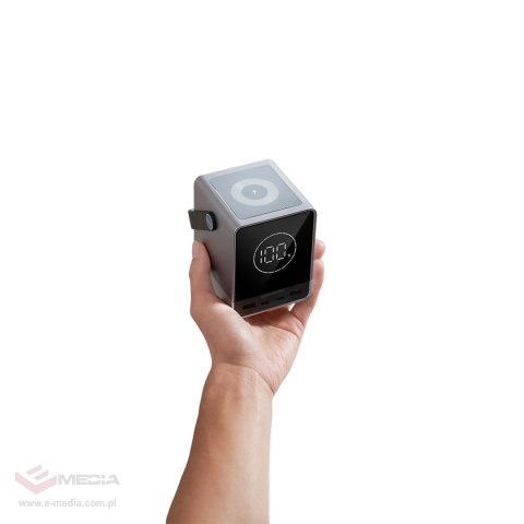 Powerbank Cuktech 300W 40000mAh z ładowaniem bezprzewodowym 2x USB-C + 2x USB-A - czarny