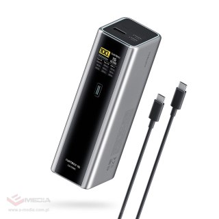 Powerbank Cuktech CKPB200UGLGR 210W 20000mAh 2 x USB-C 1 x USB-A - szary