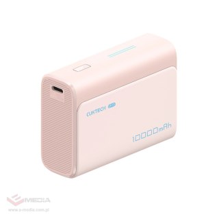 Powerbank Cuktech CP13 30W 10000mAh USB-C + USB-A - różowy