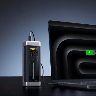 Powerbank Cuktech CUK00P23GLBK 210W 25000mAh Power Bank 2 x USB-C 1 x USB-A - czarny