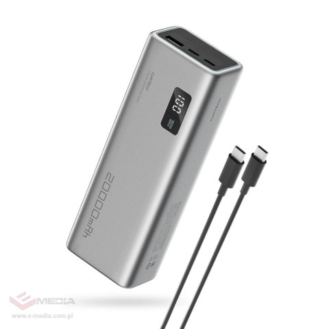 Powerbank Cuktech P+Series No.15 150W 20000mAh - szary