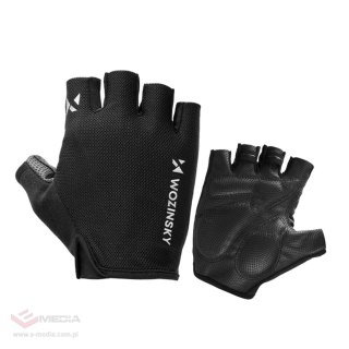 Rękawiczki rowerowe Wozinsky WRR-01XL rozmiar XL - czarne