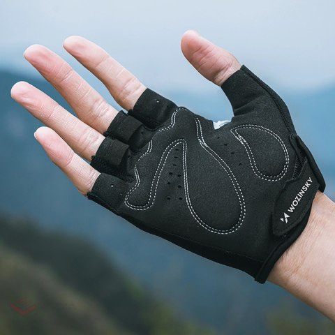 Rękawiczki rowerowe Wozinsky WRR-02XL rozmiar XL - szare