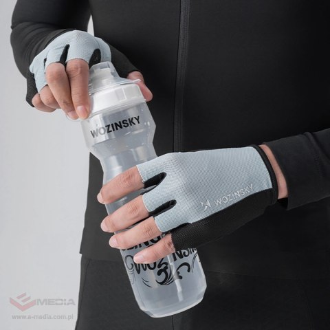 Rękawiczki rowerowe Wozinsky WRR-02XL rozmiar XL - szare