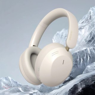 Słuchawki bezprzewodowe Dudao X22 Max nauszne Bluetooth z ANC - beżowe