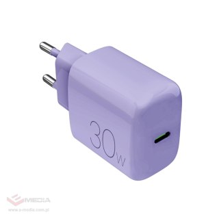 Ładowarka sieciowa Puro Pro Lite 30W USB-C - fioletowa