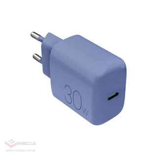 Ładowarka sieciowa Puro Pro Lite 30W USB-C - niebieska