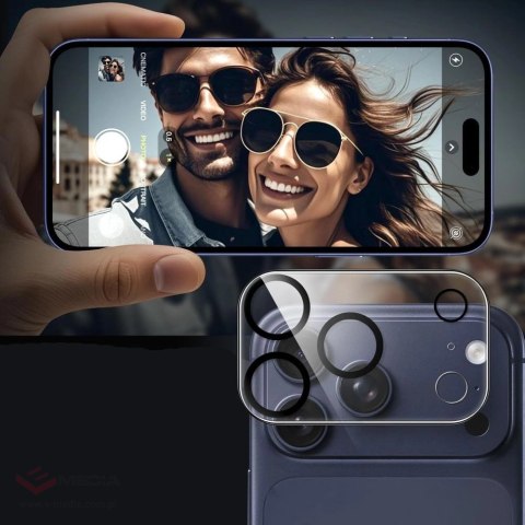 Osłona aparatu Tech-Protect Cam Fit+ na iPhone 17 Pro Max - przezroczysta