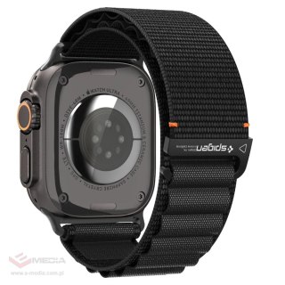 Pasek Pasek Spigen WBF1 na Apple Watch 44 / 45 / 46 / 49 mm - czarny