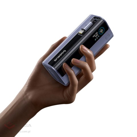 Powerbank Baseus EnerGeek GR11 10000mAh 100W ze zwijanym kablem - szary