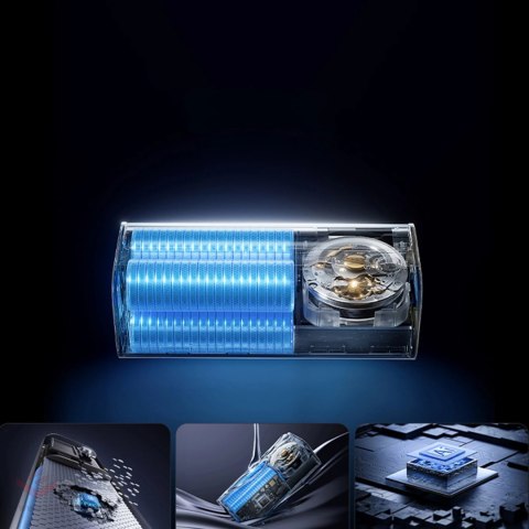 Powerbank Baseus EnerGeek GR11 10000mAh 100W ze zwijanym kablem - szary