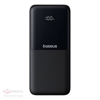 Powerbank Baseus Lipow 10000mAh 22.5W z podwójnym wbudowanym kablem z wyświetlaczem (z dodatkowym czarnym kablem Baseus Simple U