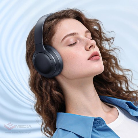 Słuchawki bezprzewodowe Baseus Bass BH1 Lite nauszne Bluetooth 6.0 - czarne