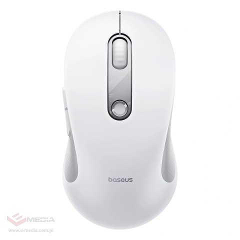 Mysz bezprzewodowa Baseus F02 ergonomiczna USB 2.4GHz - biała