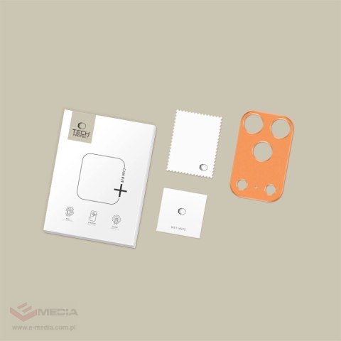 Osłona aparatu Tech-Protect Camalloy Fit+ na iPhone 17 Pro - pomarańczowe