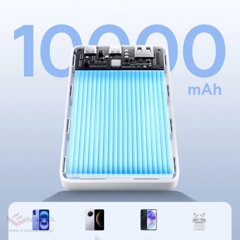 Powerbank Baseus EnerFill FP21 10000mAh 22.5W USB-A - USB-C - biały